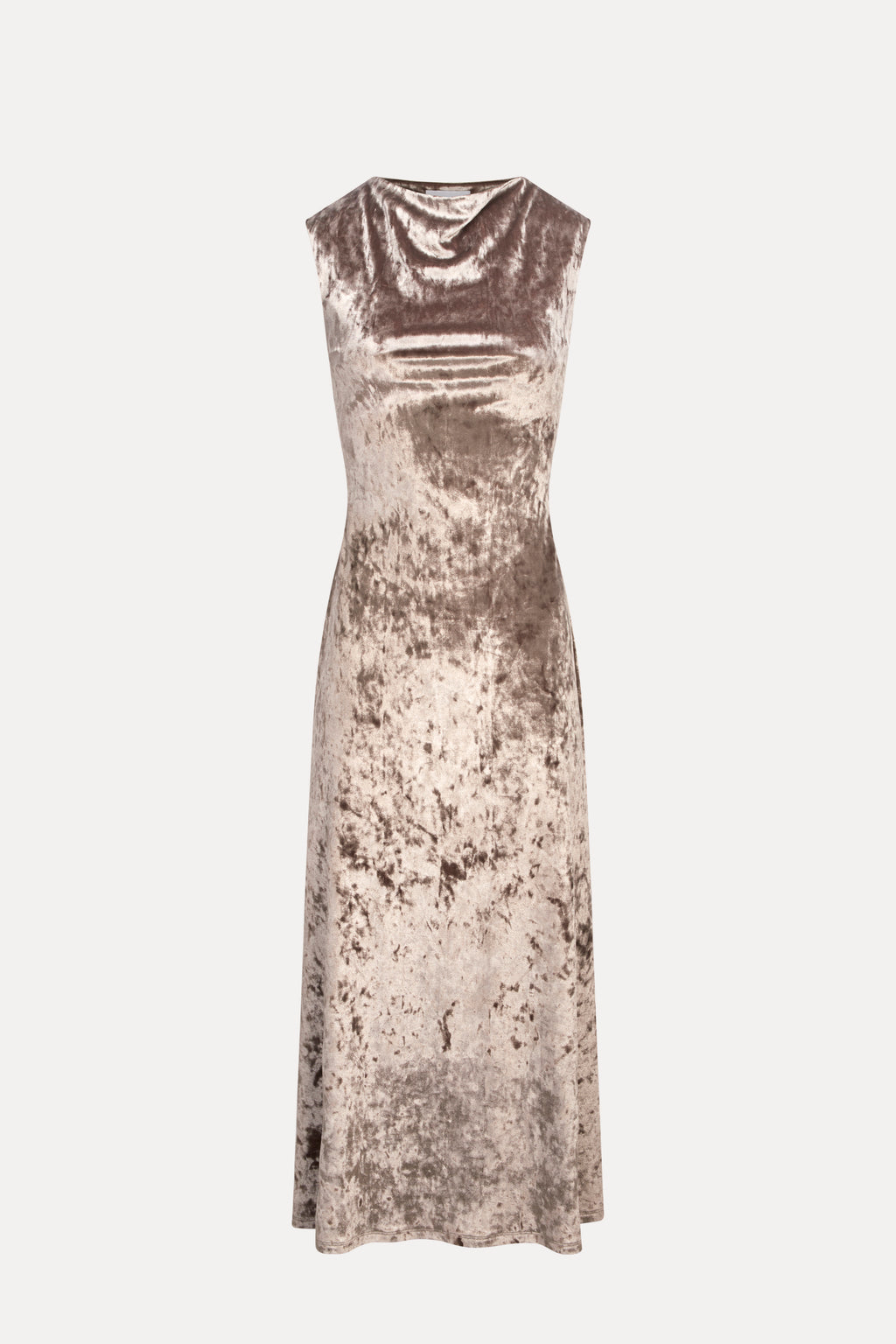 The Malù Dress, Silver Velvet – ALFIE
