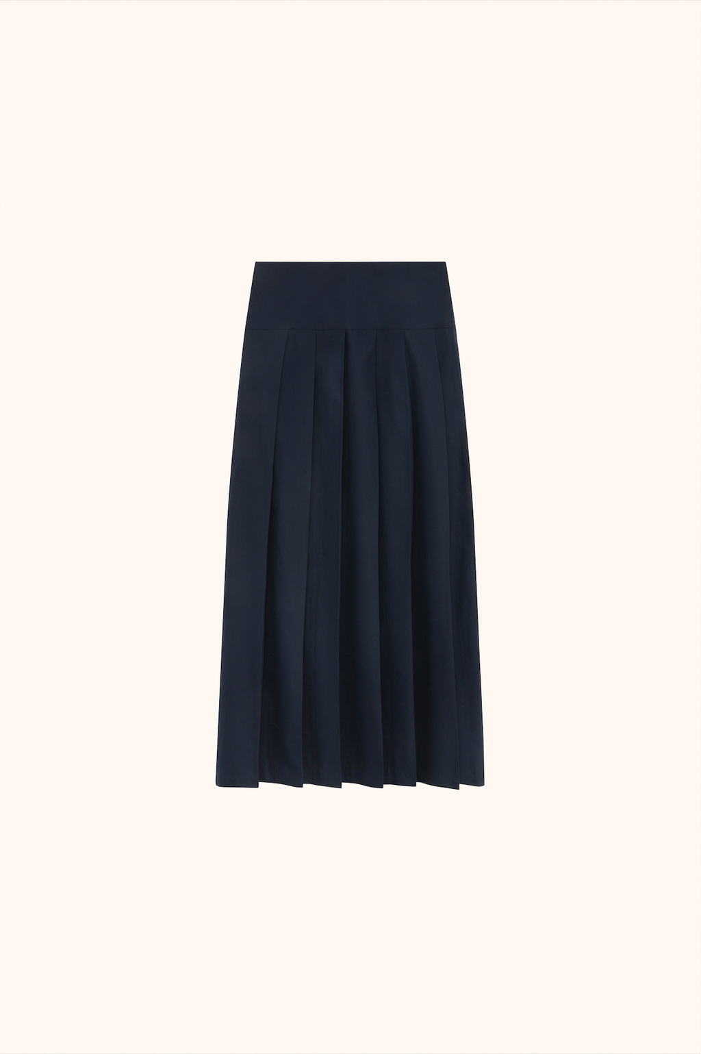 The Plissée Skirt, Blueberry Cotton – ALFIE