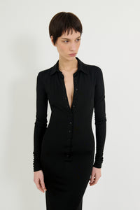 The Polo Dress, Black ALFIE The Polo Dress, Black ALFIE