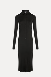 knee length dresses for ladies The Polo Dress, Black – ALFIE