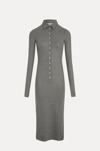 The Polo Dress, Grey Wool – ALFIE